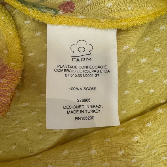 NWOT Farm Rio Samara Floral Maxi Dress Size XS - Picture 11 of 11